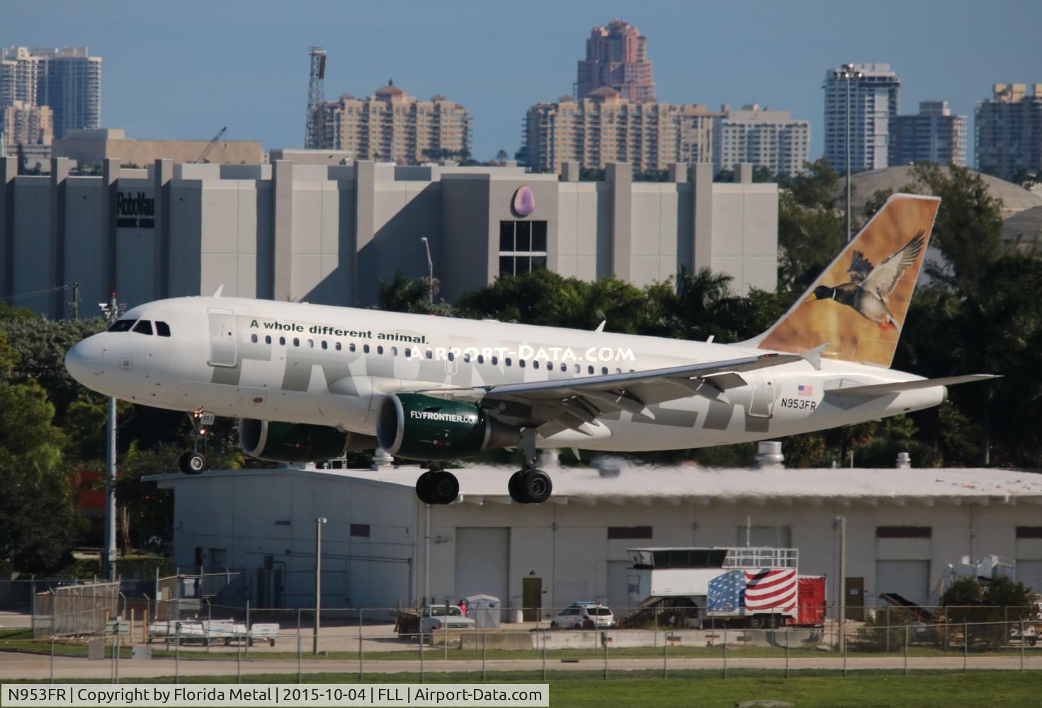 N953FR, 2010 Airbus A319-112 C/N 4254, Frontier 