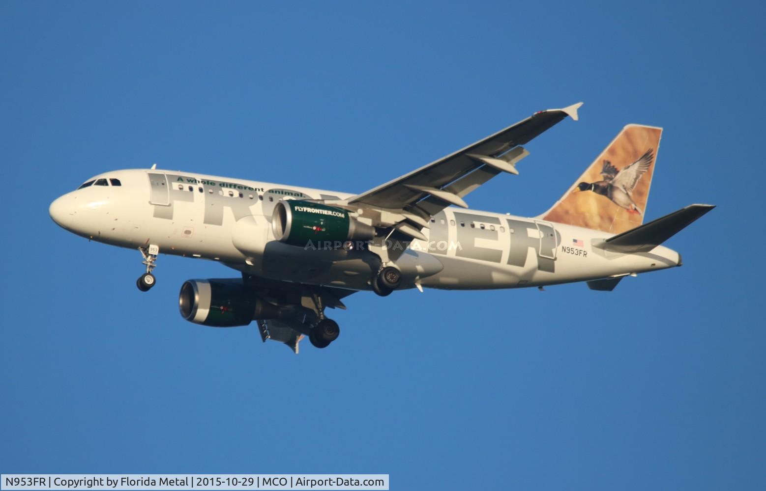 N953FR, 2010 Airbus A319-112 C/N 4254, O'Malley the Mallard