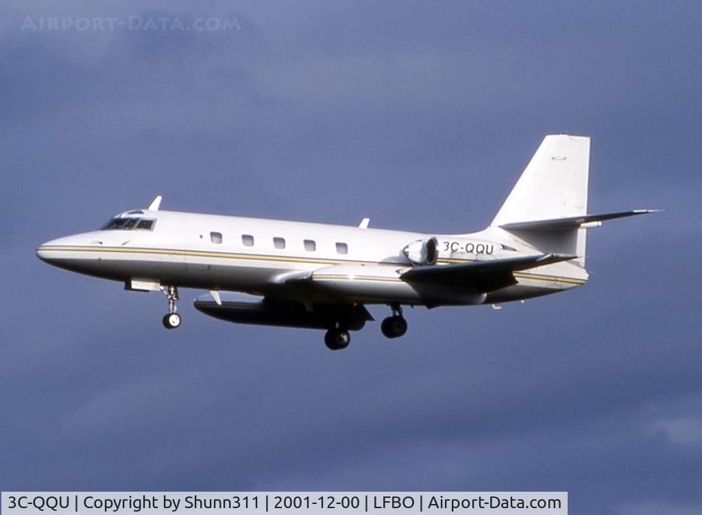 3C-QQU, 1966 Lockheed L-1329 JetStar 731 C/N 5082, Landing rwy 33R