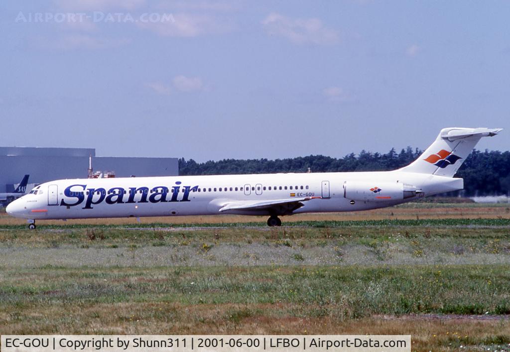 EC-GOU, 1991 McDonnell Douglas MD-83 (DC-9-83) C/N 53198, Ready for take off from rwy 15L... new c/s