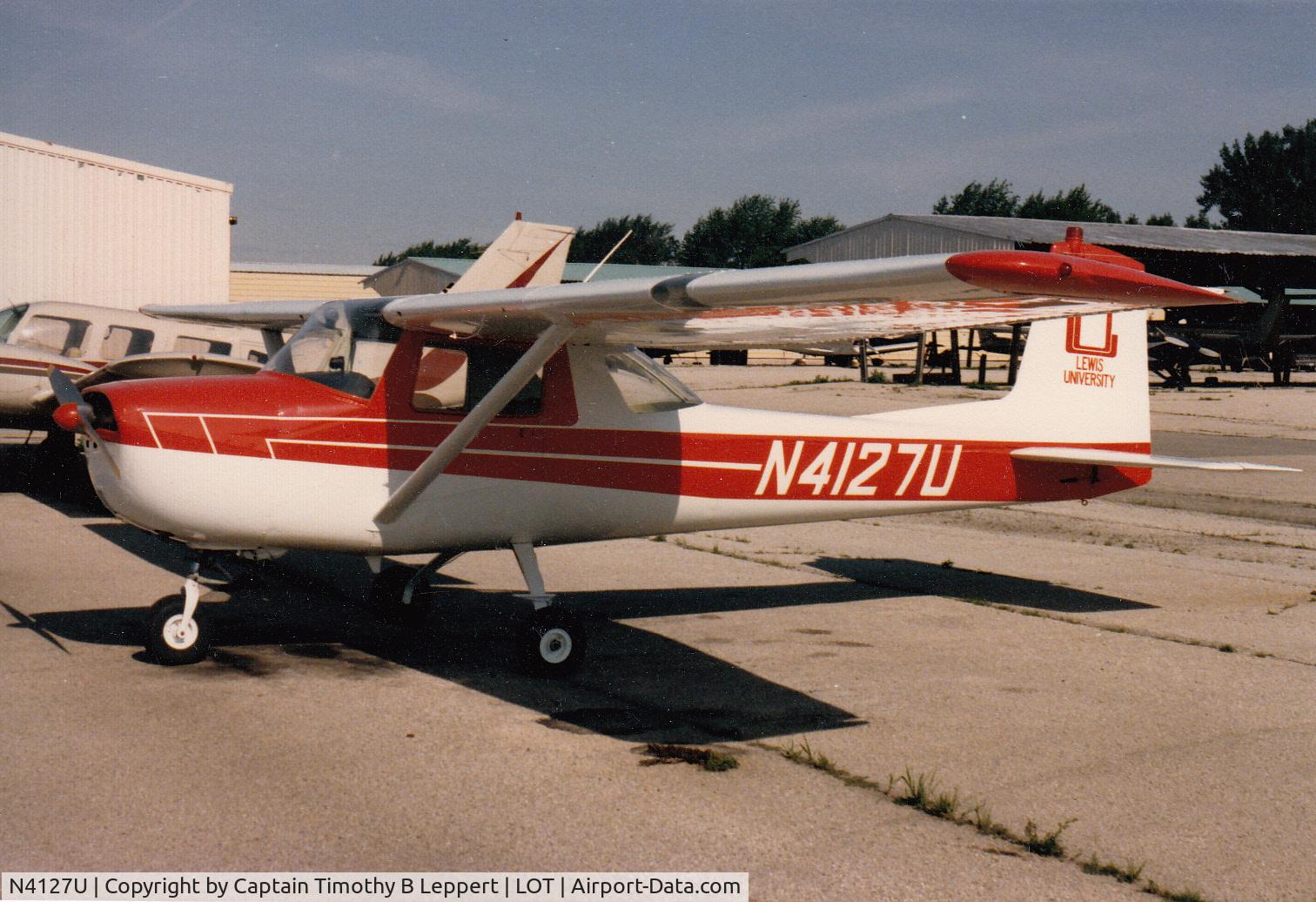 N4127U, 1963 Cessna 150D C/N 15060127, At the time, a trainer at Lewis University.