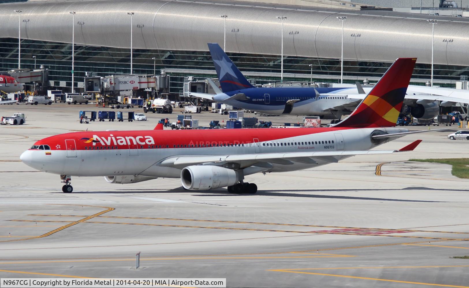 N967CG, 2008 Airbus A330-243 C/N 0967, Avianca
