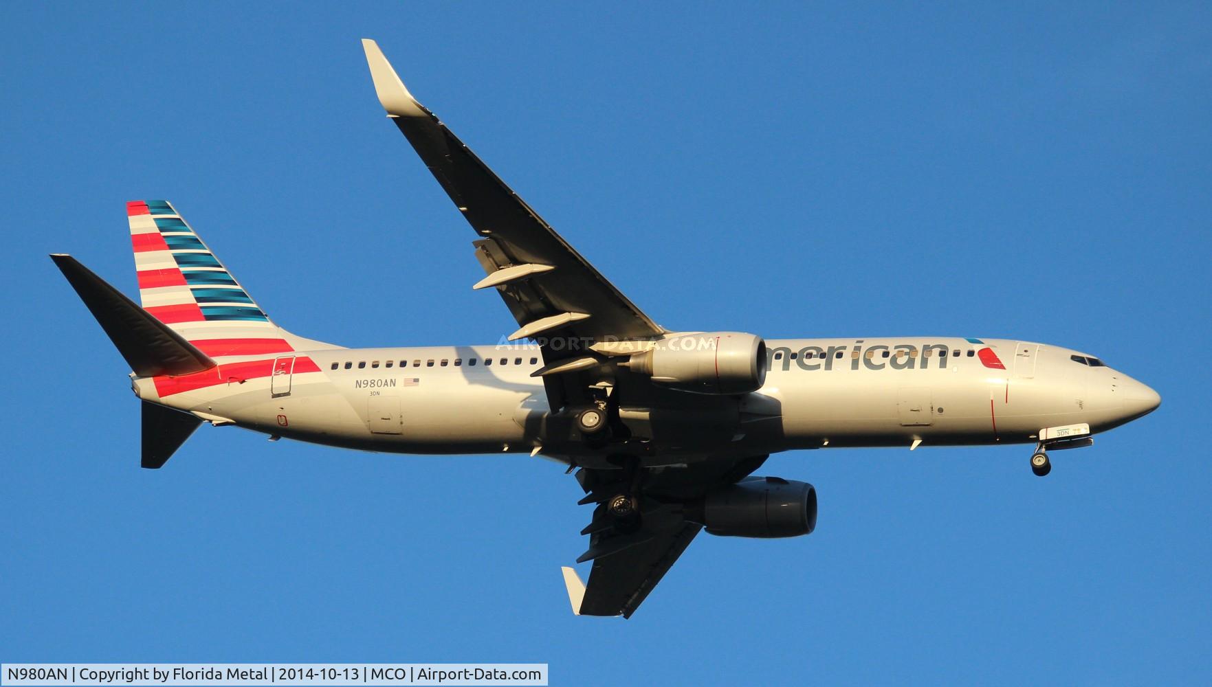 N980AN, Boeing 737-823 C/N 30101, American