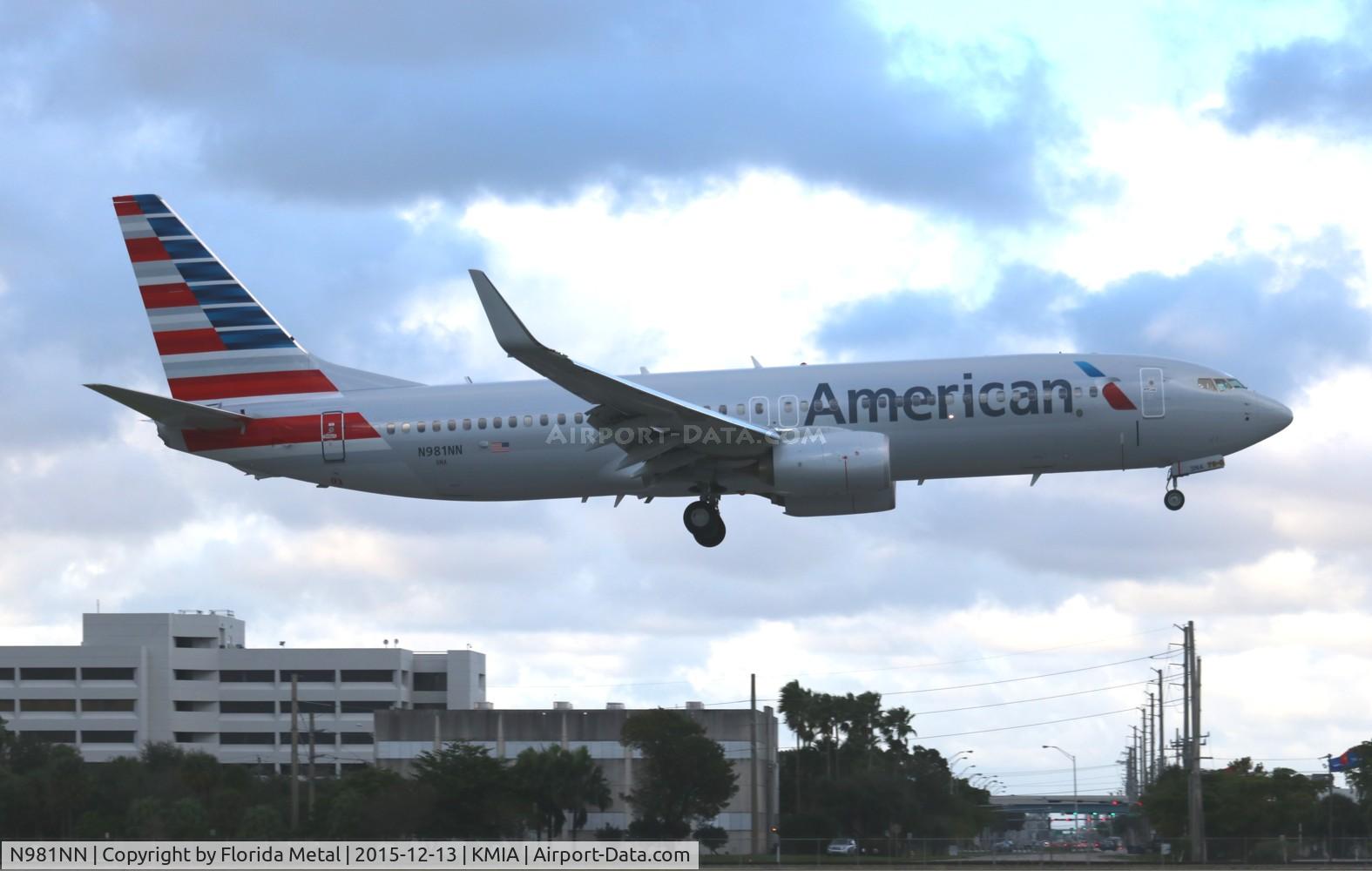 N981NN, 2015 Boeing 737-823 C/N 31230, American