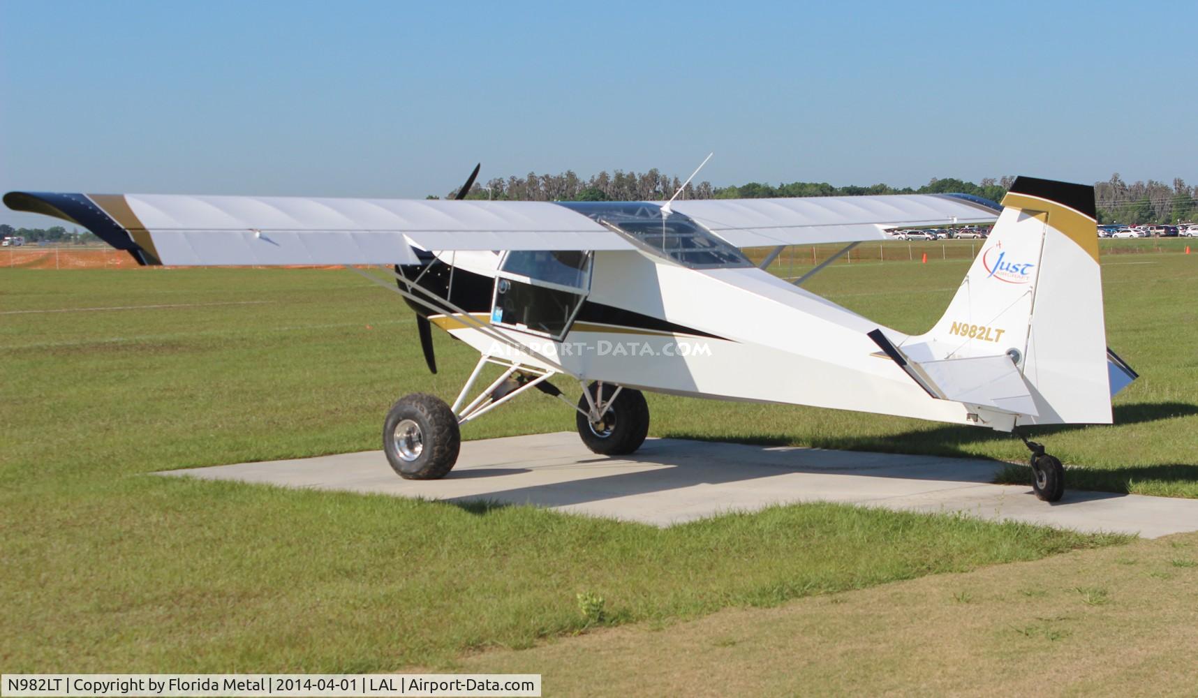 N982LT, 2012 Just Aircraft Highlander C/N JA209-06-10, Just Aircraft Highlander