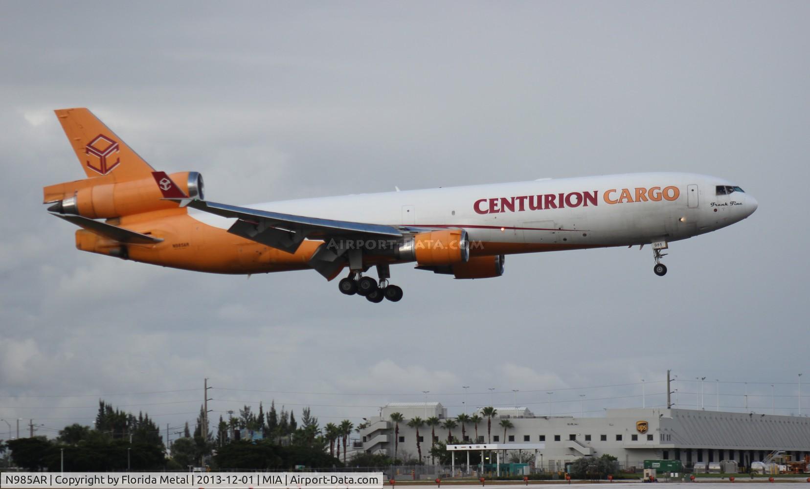 N985AR, 1992 McDonnell Douglas MD-11F C/N 48430, Centurion