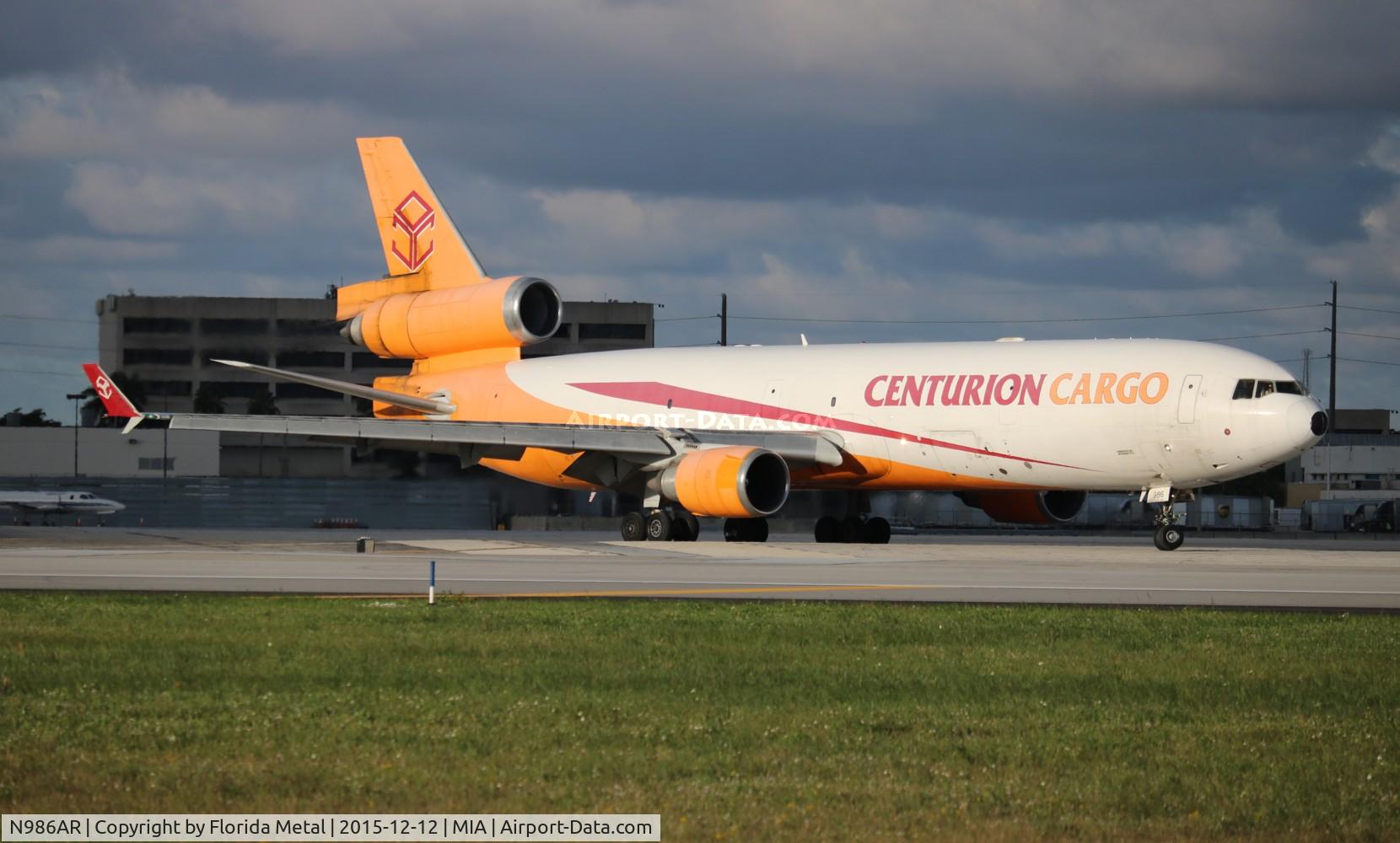 N986AR, 1991 McDonnell Douglas MD-11F C/N 48426, Centurion
