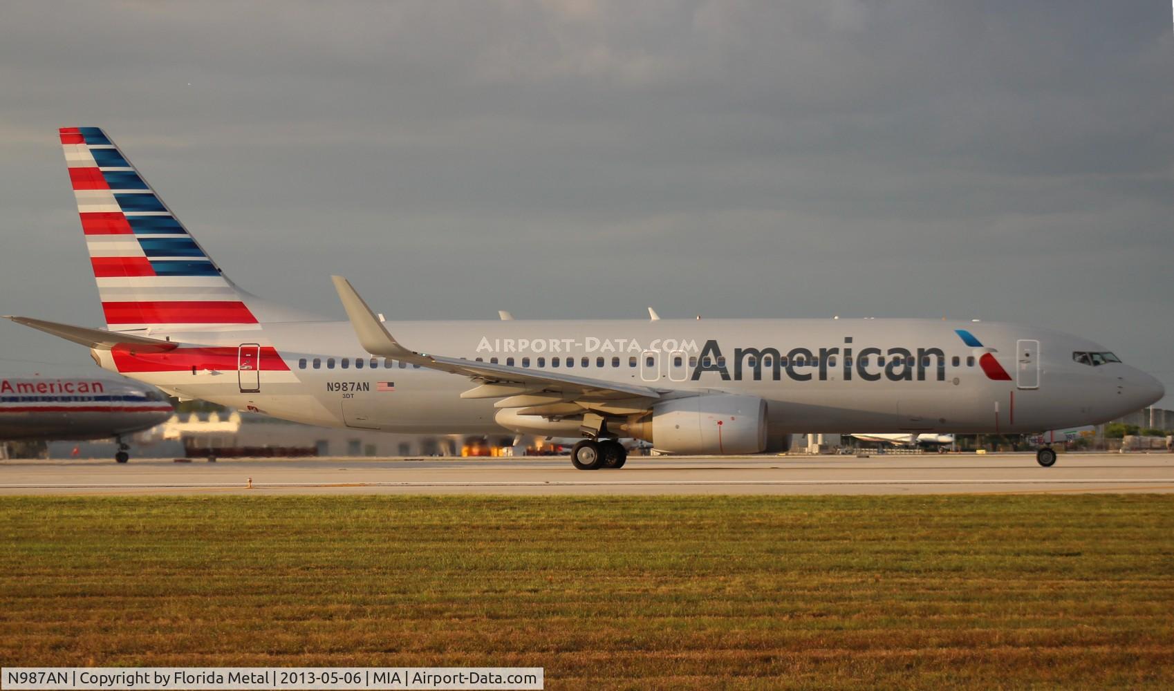 N987AN, 2009 Boeing 737-823 C/N 31069, American