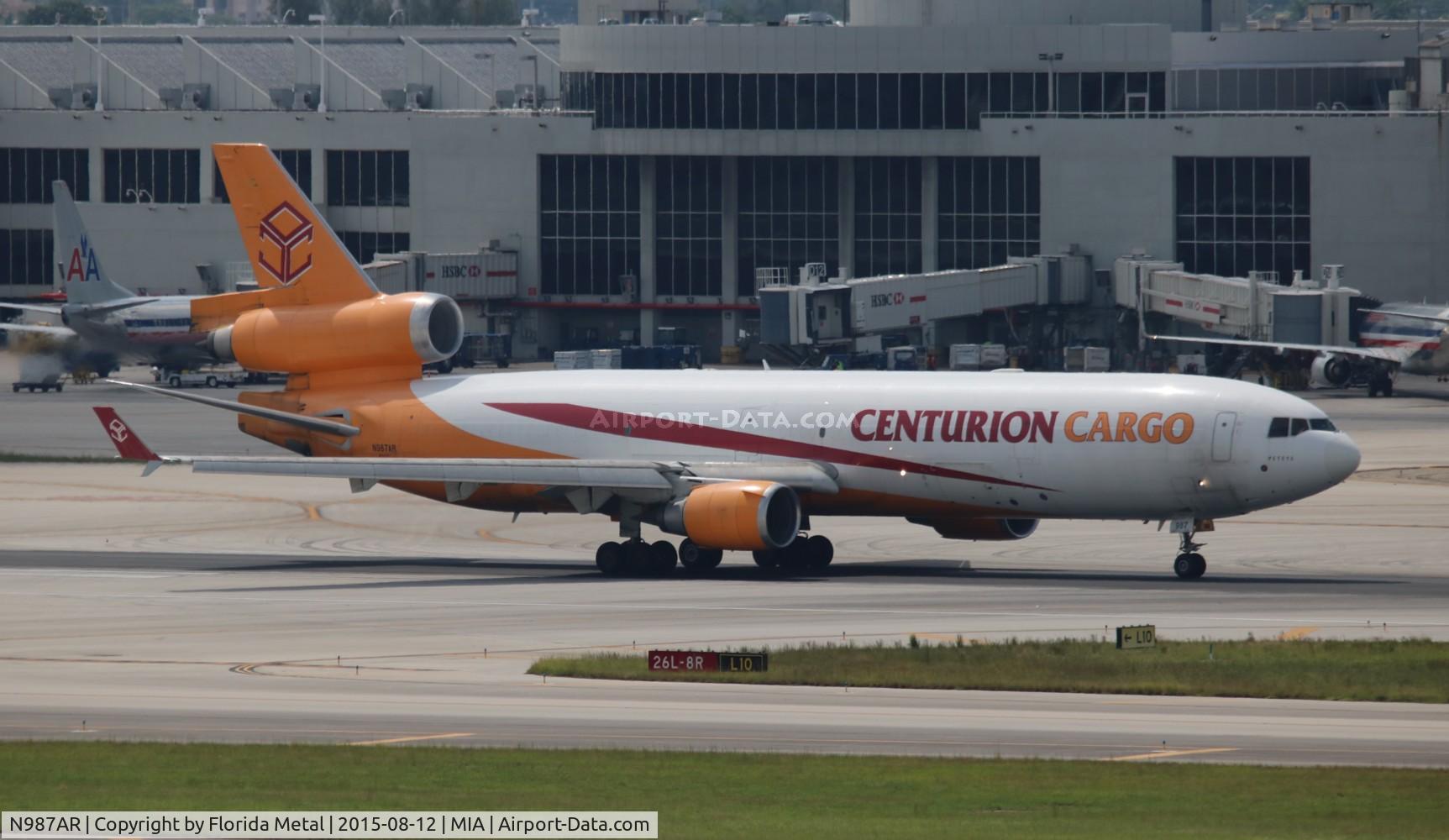 N987AR, 1991 McDonnell Douglas MD-11C (F)    . C/N 48427, Centurion