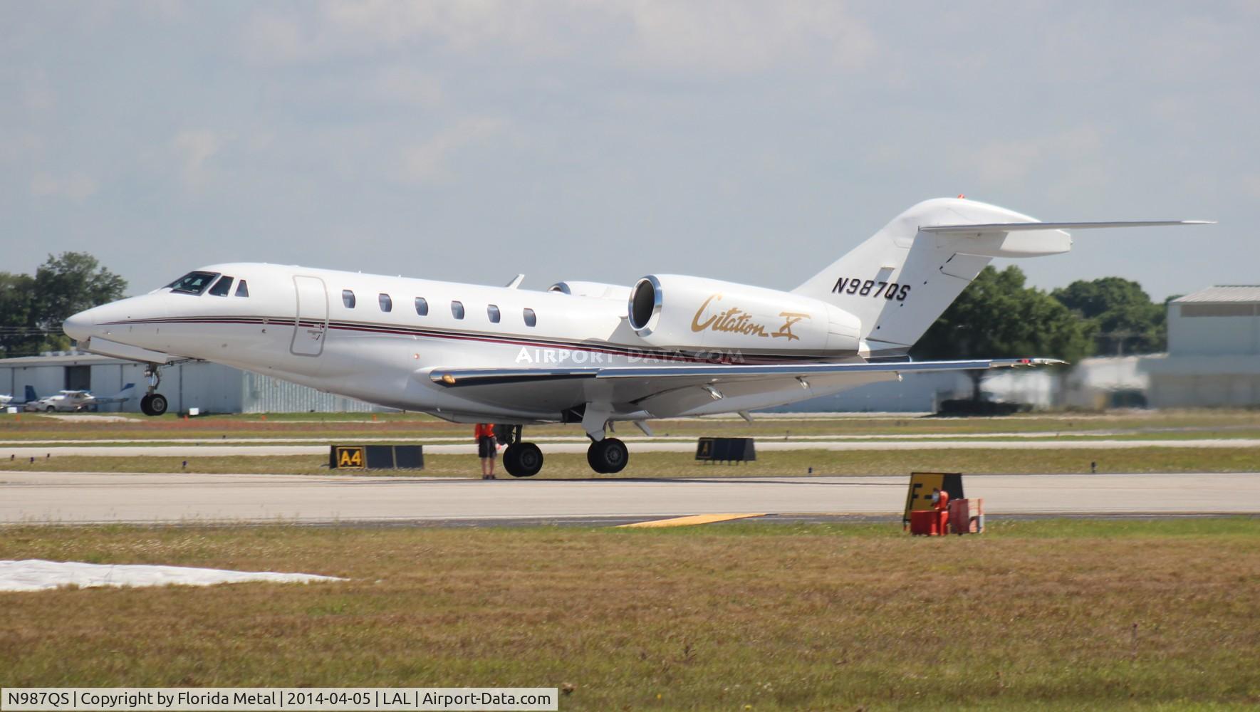 N987QS, 1999 Cessna 750 Citation X Citation X C/N 750-0087, Net Jets