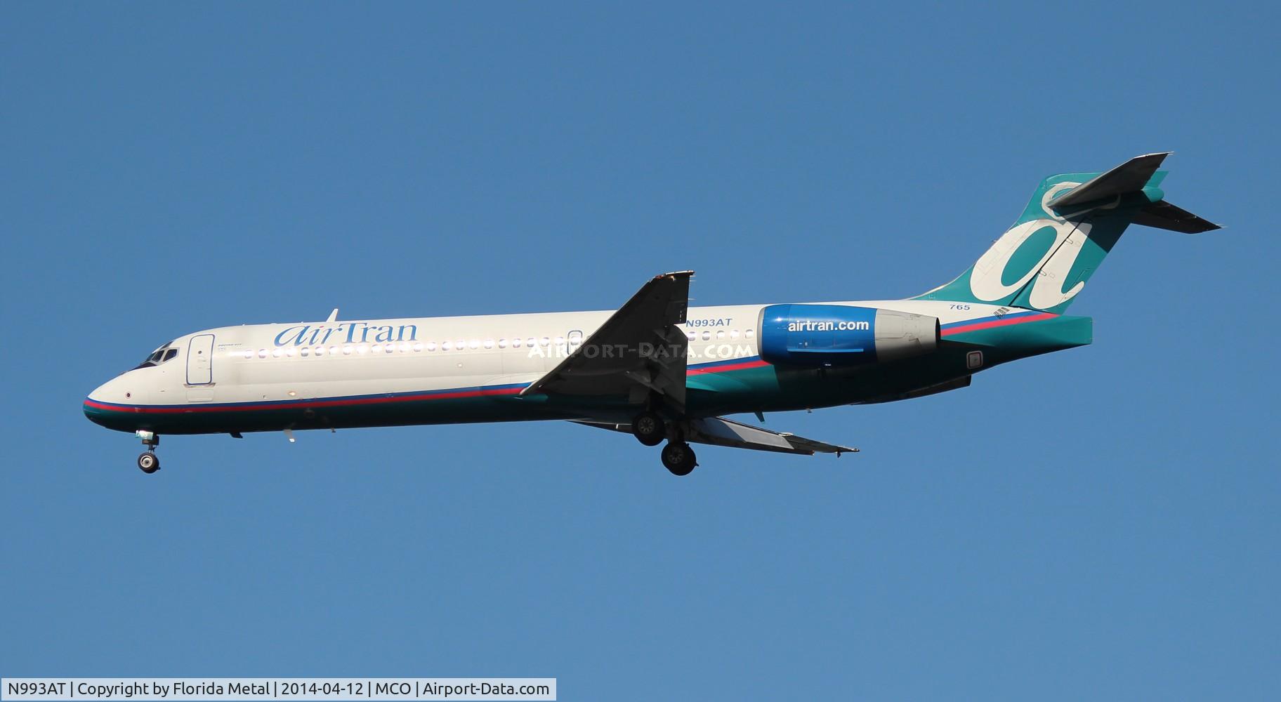 N993AT, 2002 Boeing 717-200 C/N 55137, Air Tran