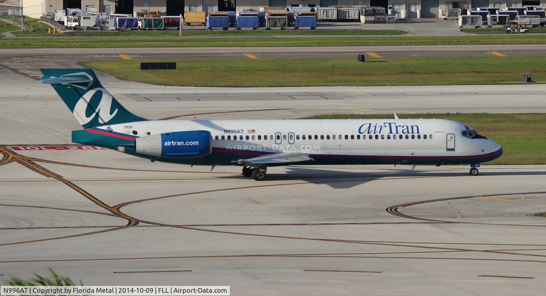 N996AT, 2002 Boeing 717-200 C/N 55140, Air Tran