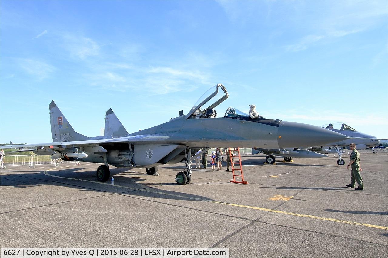 6627, Mikoyan-Gurevich MiG-29AS C/N 2960536066, Mikoyan-Gurevich MiG-29AS, Static display, Luxeuil-Saint Sauveur Air Base 116 (LFSX) Open day 2015