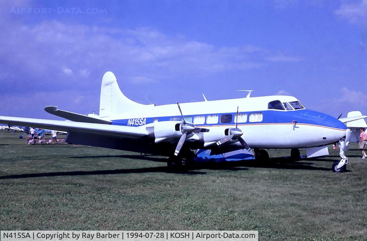 N415SA, 1954 De Havilland DH-114 Heron 2X C/N 14064, De Havilland DH.114 Riley Heron [14064] Oshkosh-Wittman Regional~N 28/07/1994