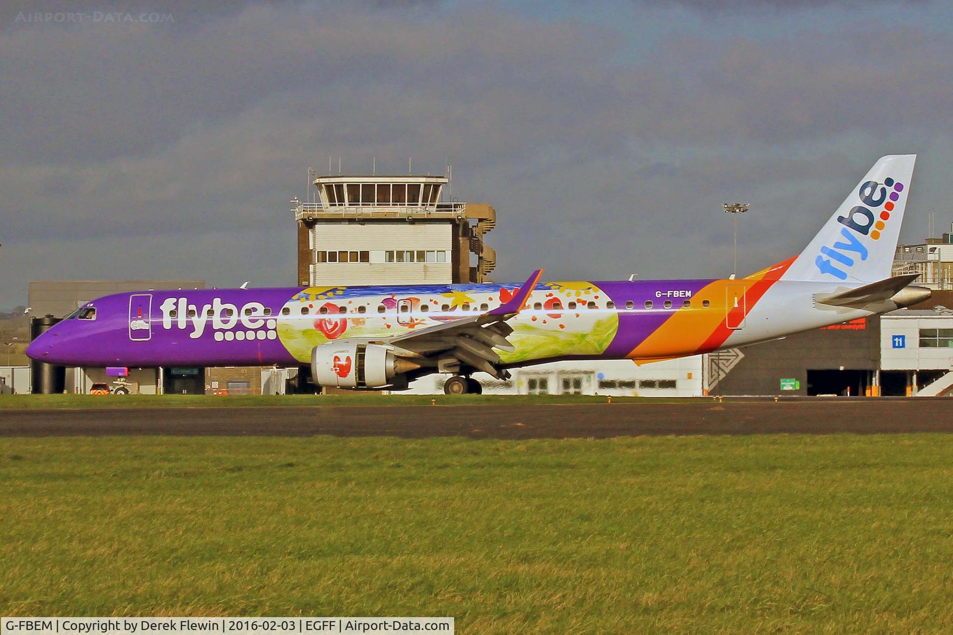 G-FBEM, 2008 Embraer 195LR (ERJ-190-200LR) C/N 19000204, Embraer 195LR, Flybe, 