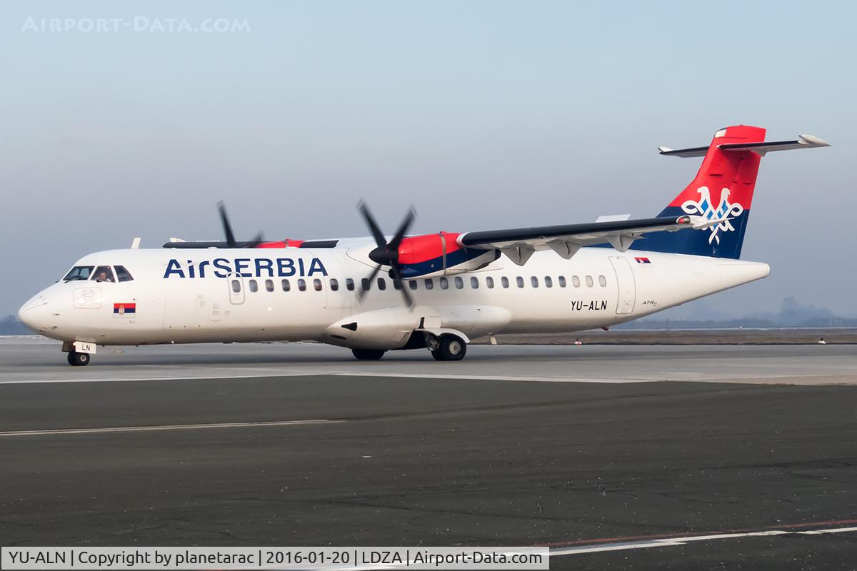 YU-ALN, 1990 ATR 72-202 C/N 180, Taxi for Departure