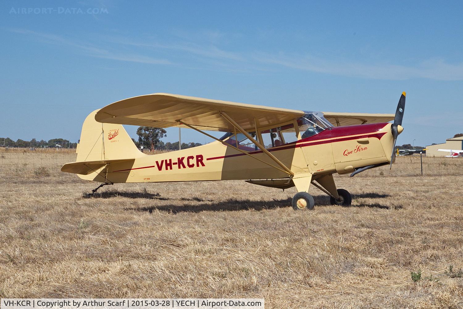VH-KCR, 1956 Auster J-1N Alpha C/N 3362, VH-KCR at the AAAA fly in Echuca 2015