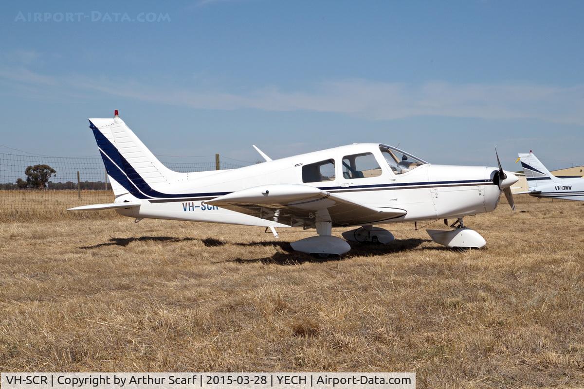 VH-SCR, 1976 Piper PA-28-140 C/N 28-7725122, VH-SCR at the AAAA fly in Echuca 2015