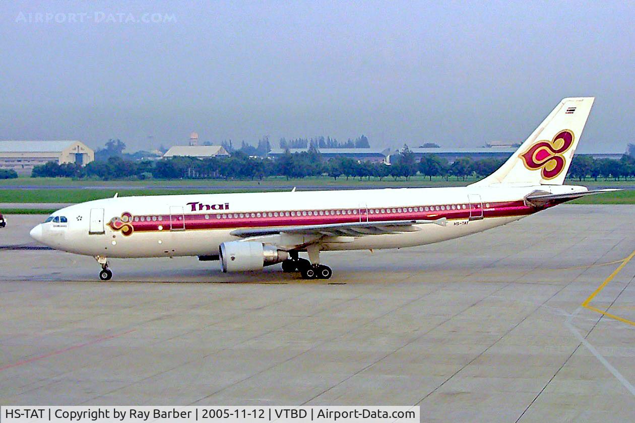 HS-TAT, 1998 Airbus A300B4-622R C/N 782, Airbus A300B4-622R [782] (Thai Airways) Bangkok-International~HS 12/11/2005