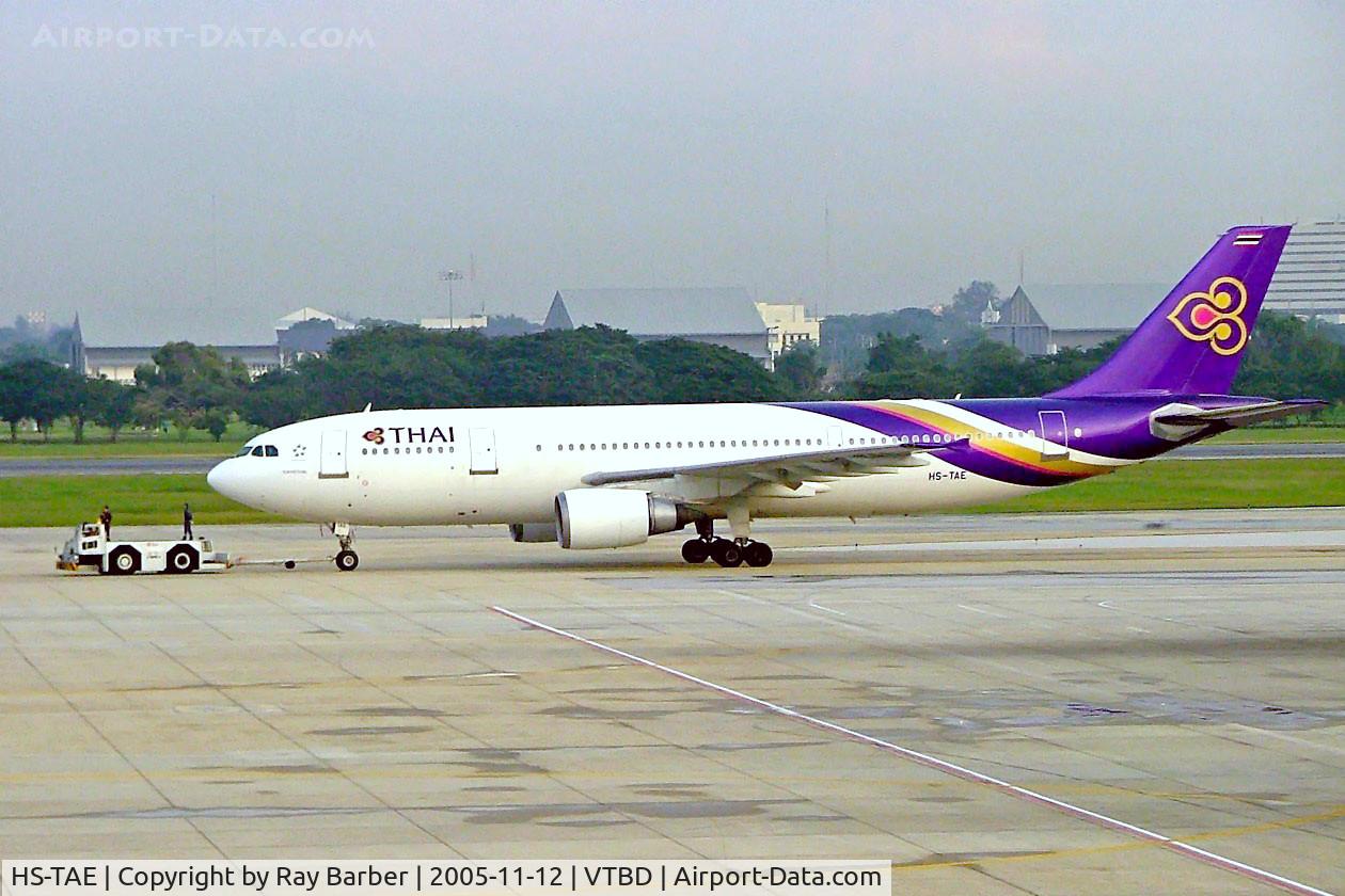 HS-TAE, 1986 Airbus A300B4-601 C/N 395, Airbus A300B4-601 [395] (Thai Airways) Bangkok-International~HS 12/11/2005