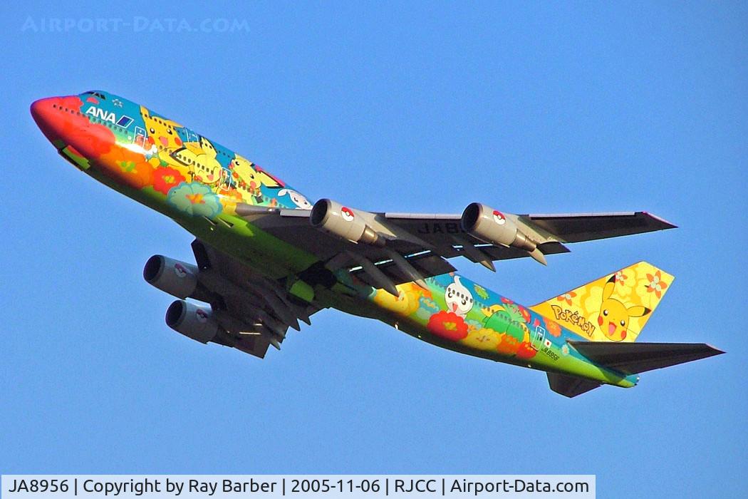 JA8956, 1992 Boeing 747-481D C/N 25640, Boeing 747-481D [25640] (All Nippon Airways) Chitose-International~JA 06/11/2005