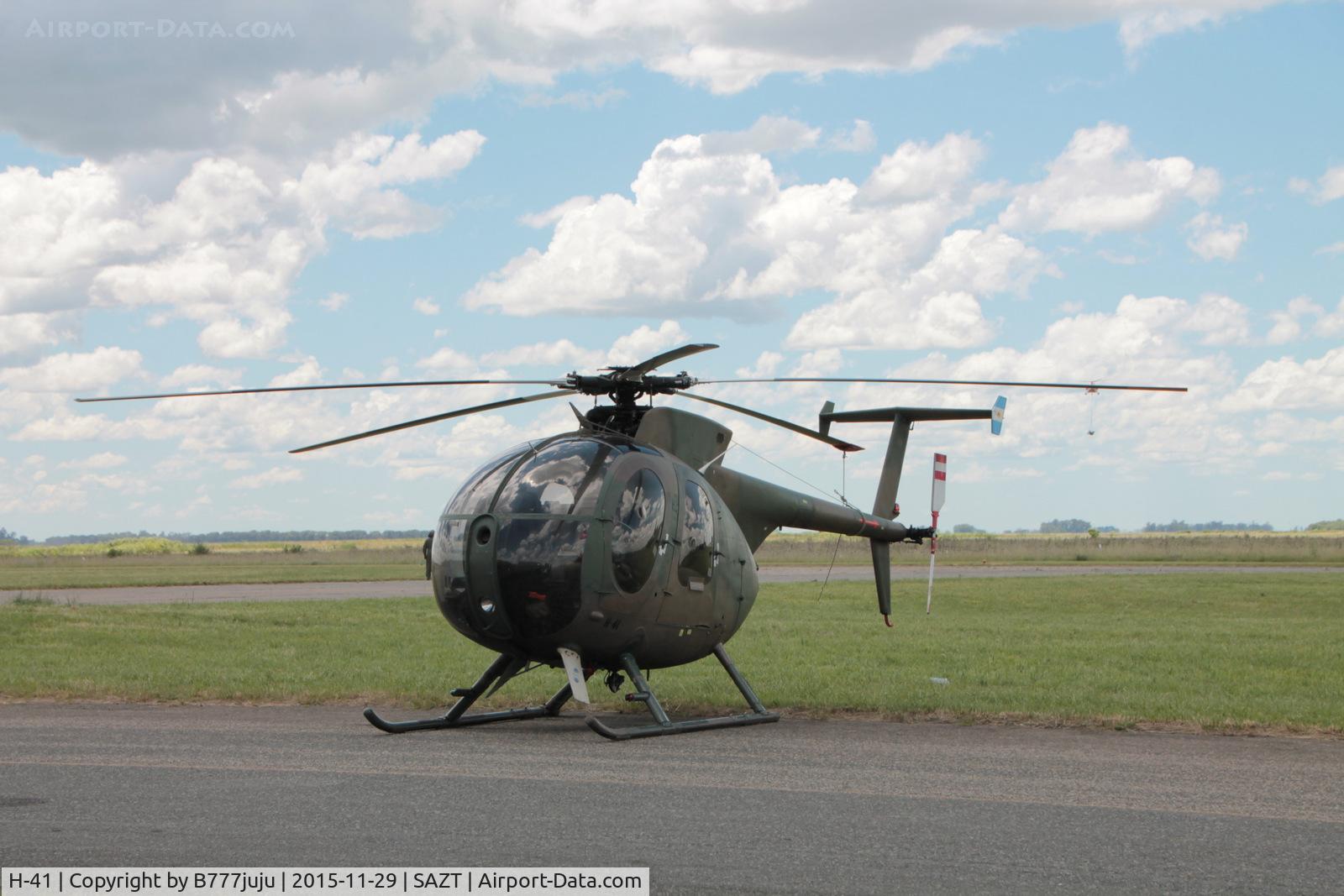 H-41, Hughes 500DM C/N 90-0834D, at Trandil