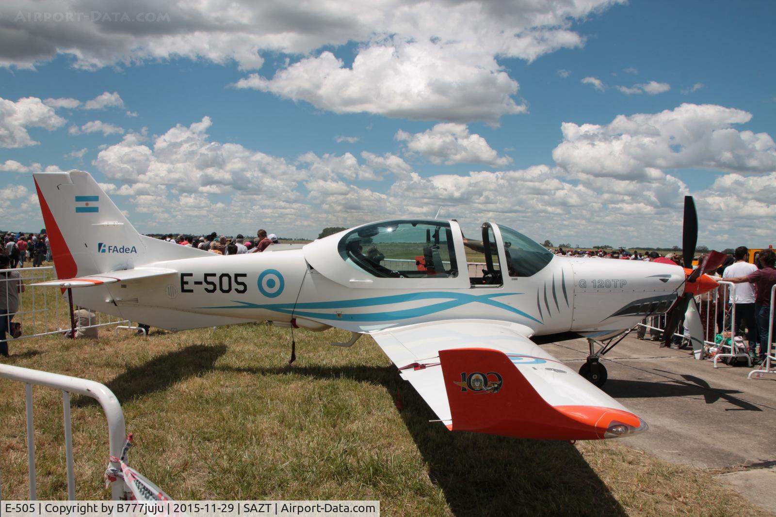 E-505, Grob G-120TP-A C/N 11025/033, at Tandil