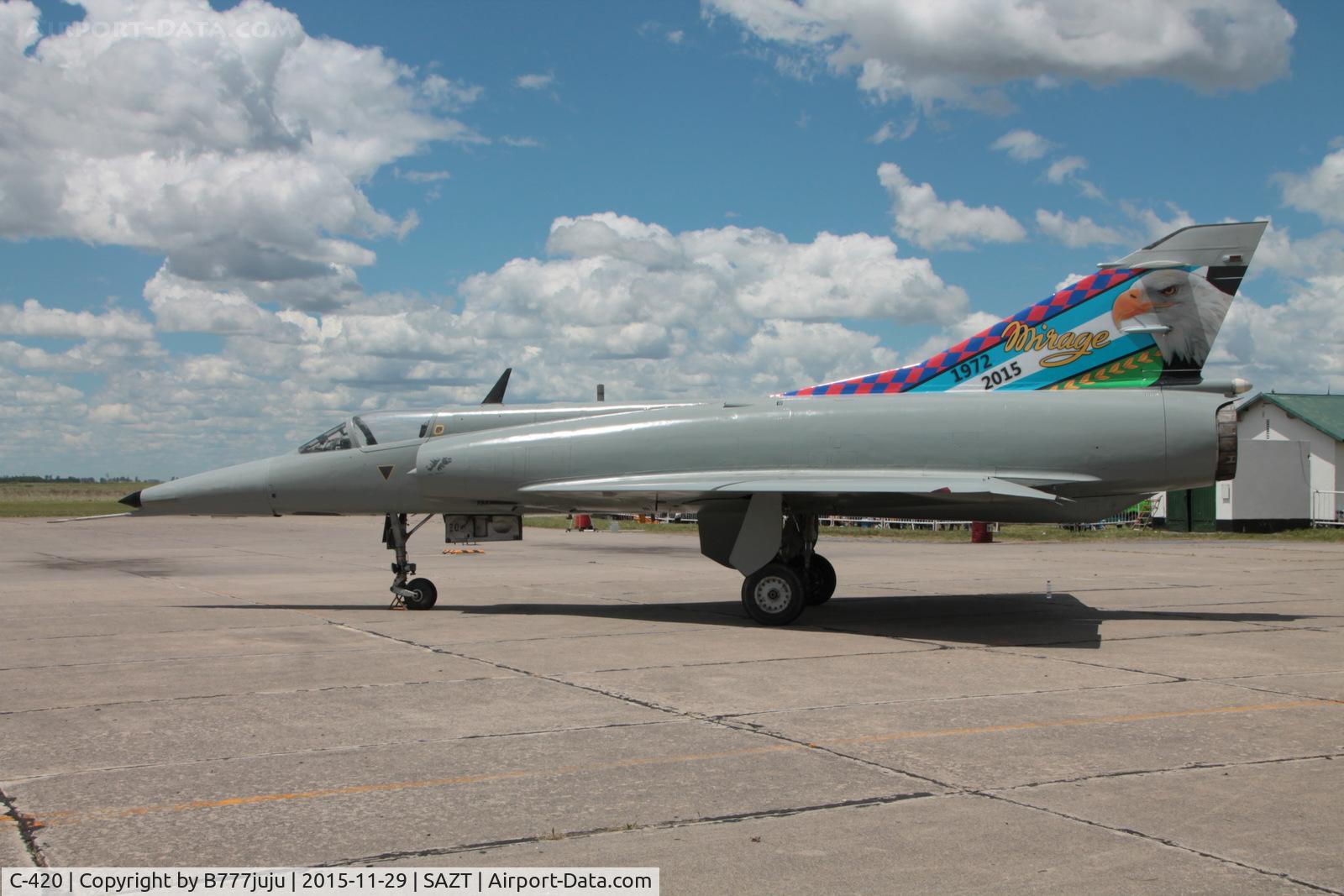 C-420, Israel Aircraft Industries Finger A C/N S-38, at Tandil