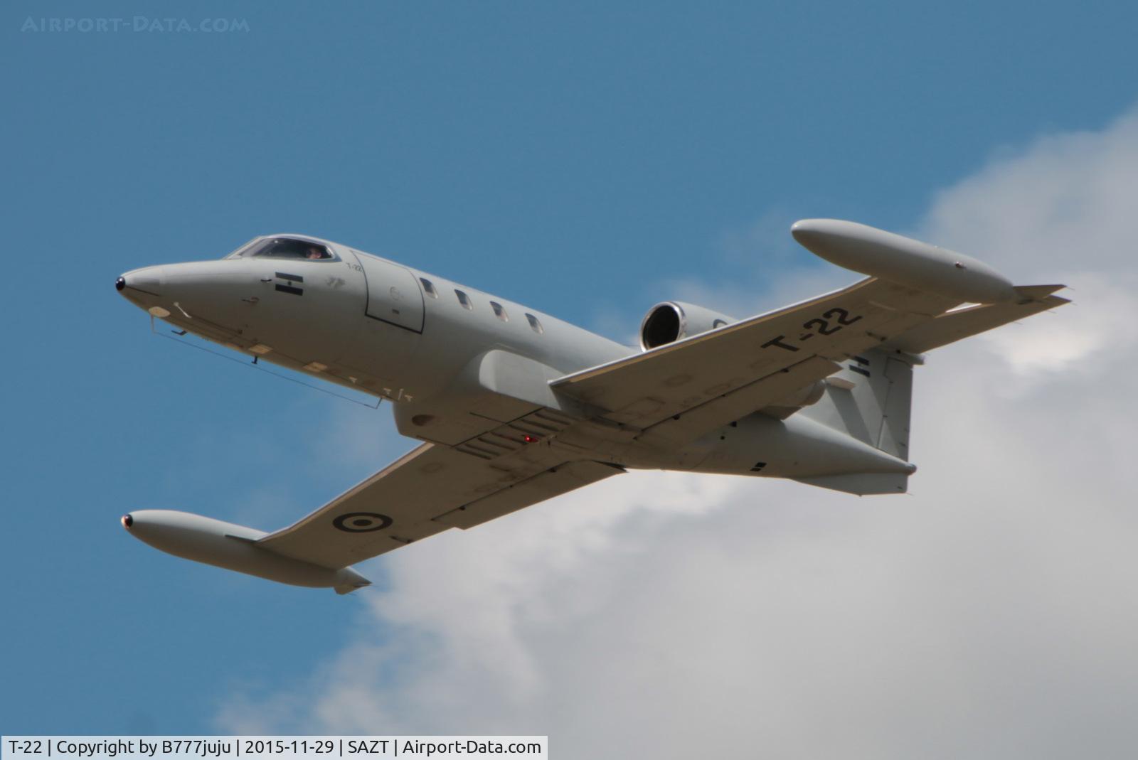 T-22, 1977 Learjet 35A C/N 35A-136, at Tandil