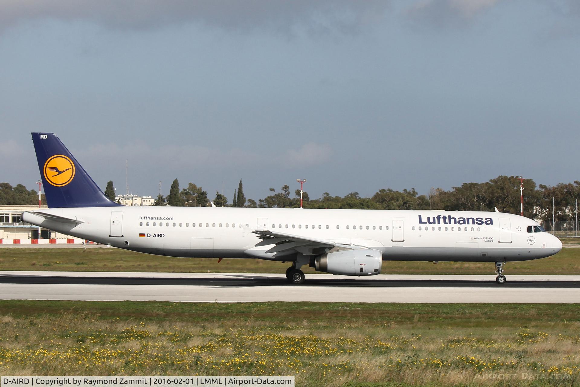 D-AIRD, 1994 Airbus A321-131 C/N 0474, A321 D-AIRD Lufthansa