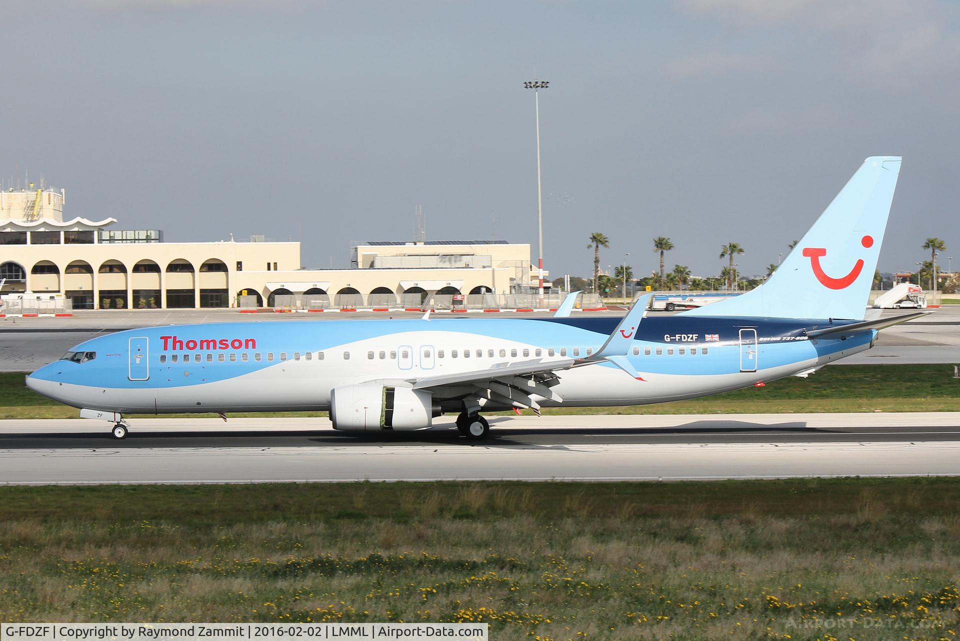 G-FDZF, 2008 Boeing 737-8K5 C/N 35138, B737-800 G-FDZF Thomson Airways