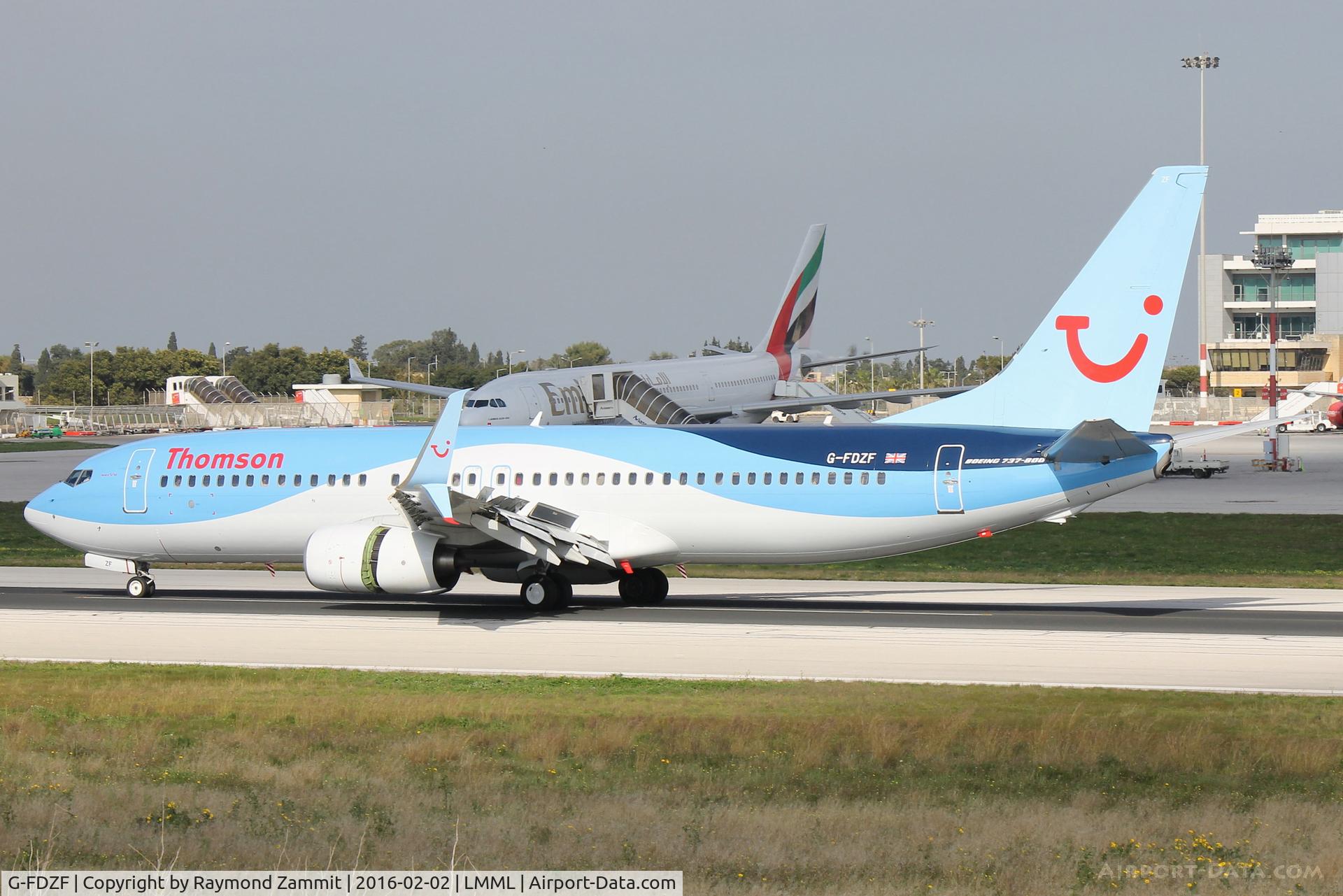 G-FDZF, 2008 Boeing 737-8K5 C/N 35138, B737-800 G-FDZF Thomson Airways
