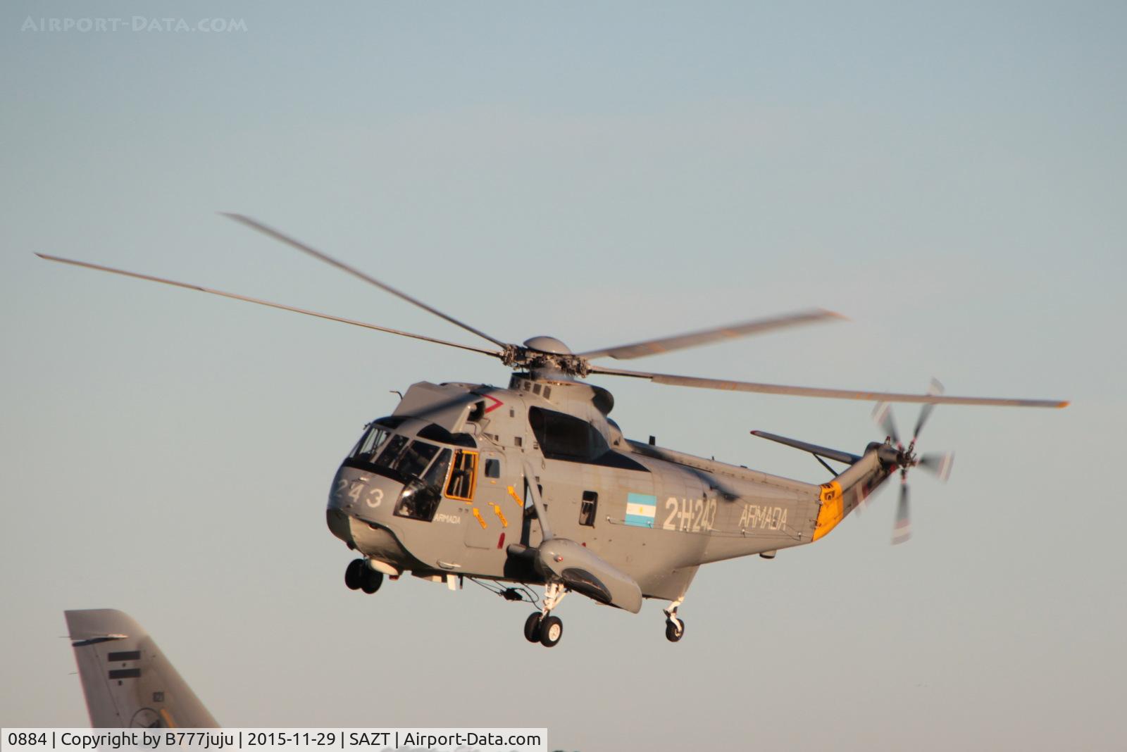 0884, Sikorsky SH-3H Sea King C/N 61-374, at Tandil