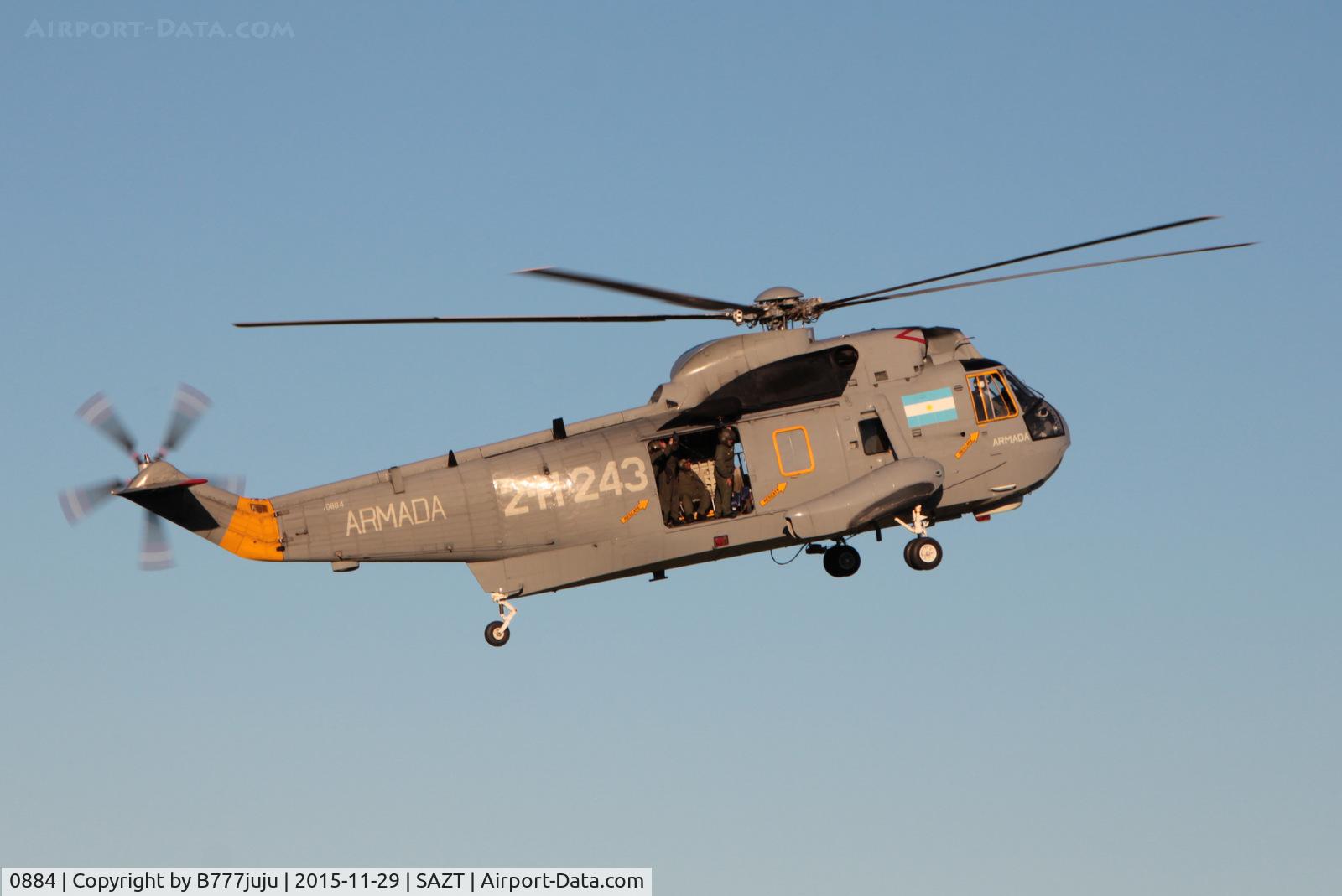 0884, Sikorsky SH-3H Sea King C/N 61-374, at Tandil