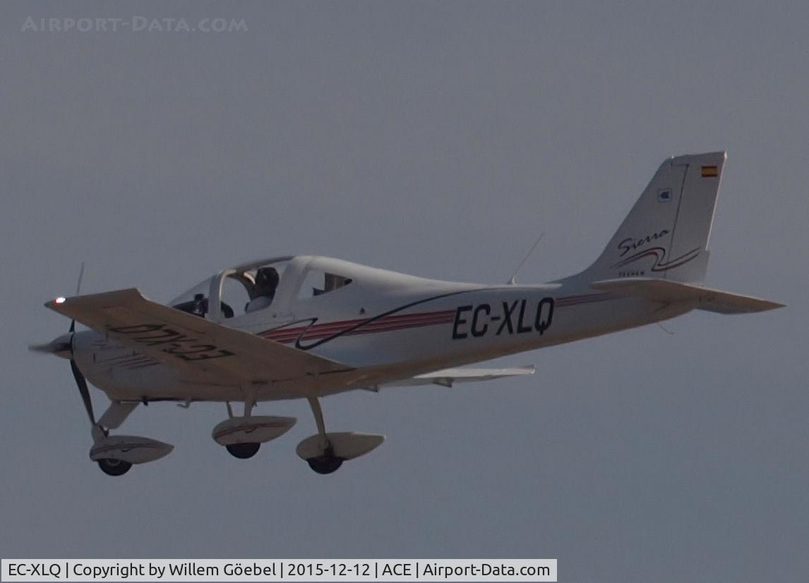 EC-XLQ, Tecnam P-2002 Sierra C/N 13033, Landing on airport of Lanzarote