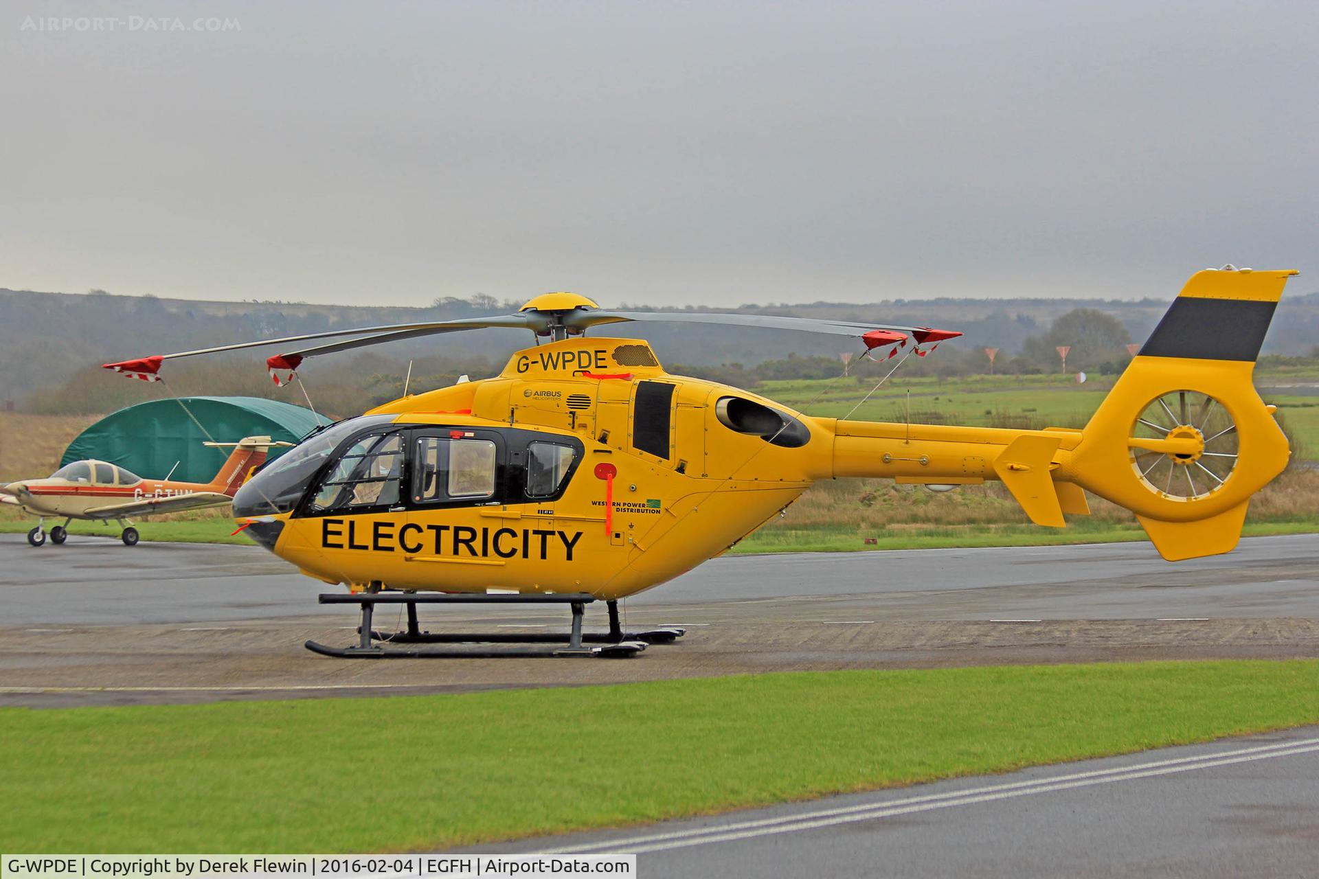 G-WPDE, 2015 Airbus Helicopters EC-135P-2+ C/N 1145, EC-135P-2+, WPD Helicopter Unit Bristol Lulsgate based, previously D-HECP, temp based at Swansea.