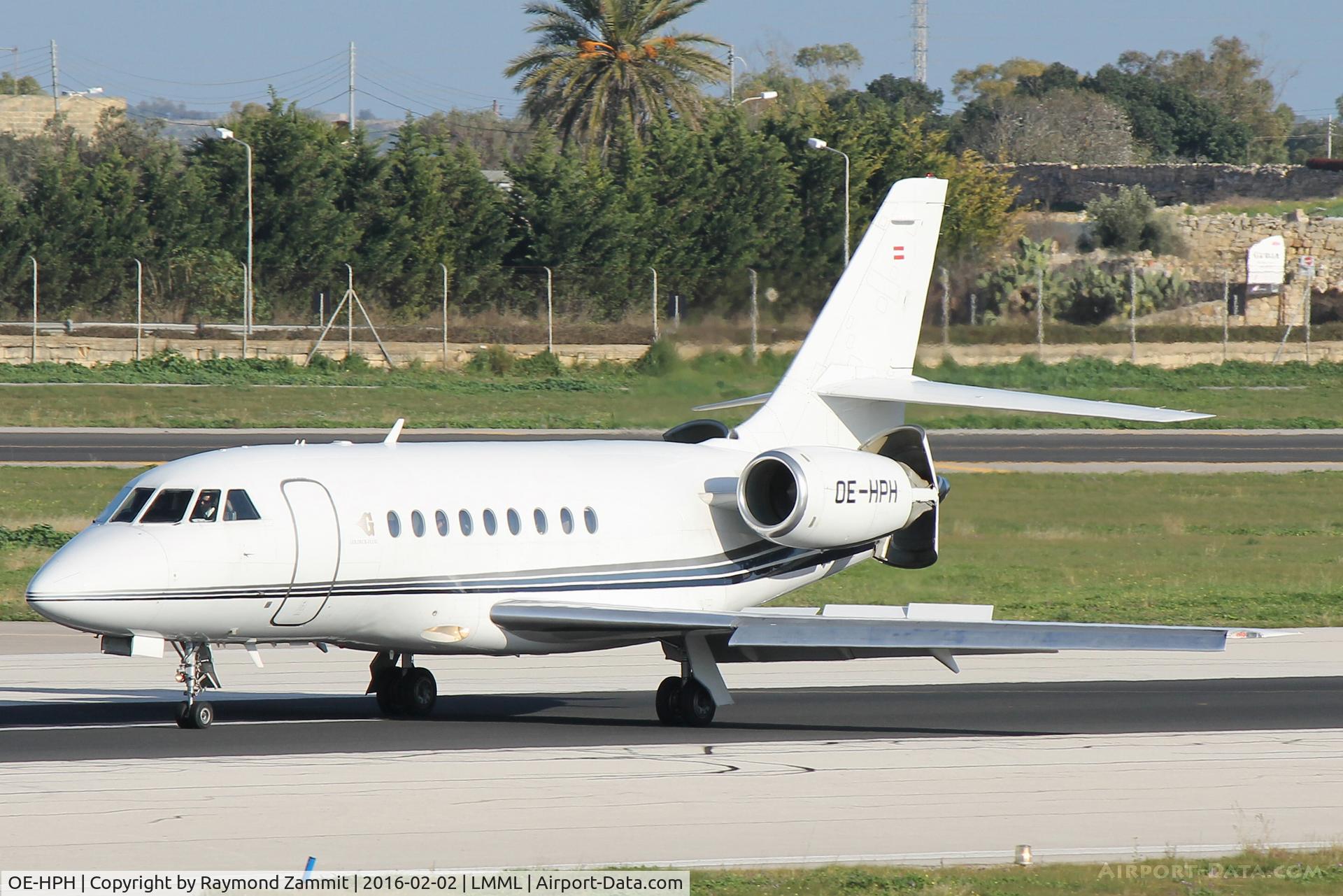 OE-HPH, 2003 Dassault Falcon 2000 C/N 209, Dassault Falcon2000 OE-HPH Goldeck Flug