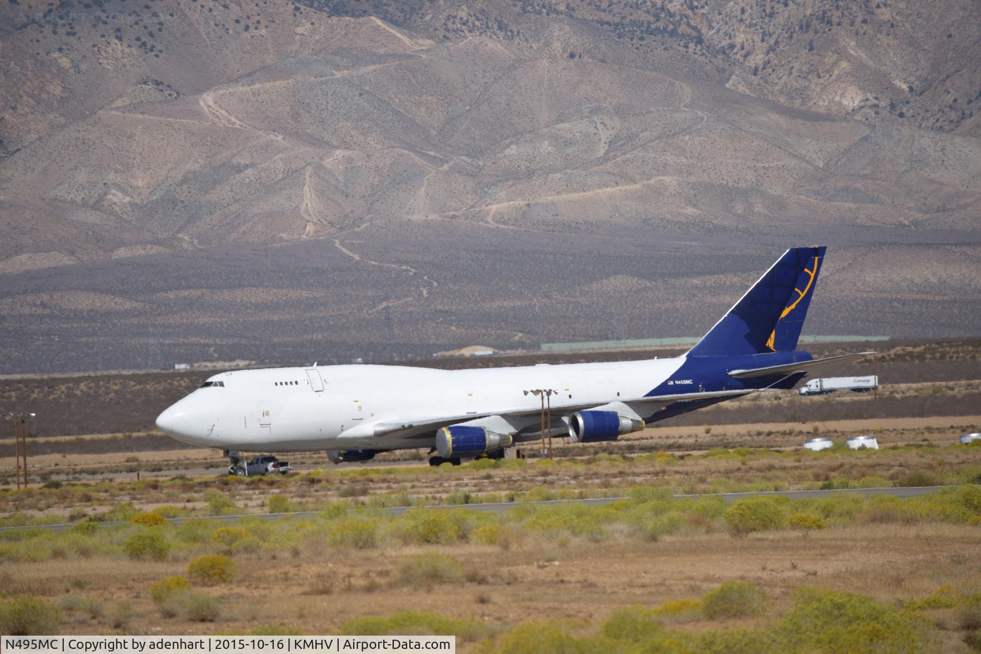 N495MC, 1999 Boeing 747-47UF C/N 29256, B747 at the boneyard in KMHV