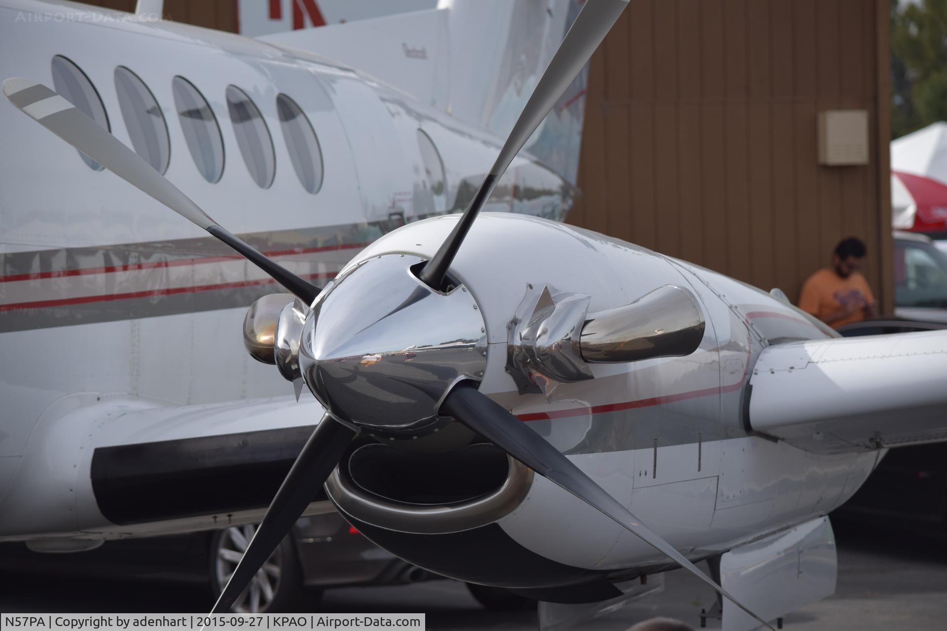 N57PA, 1992 Beech B200 King Air C/N BB-1444, N57PA at KPAO open airport day