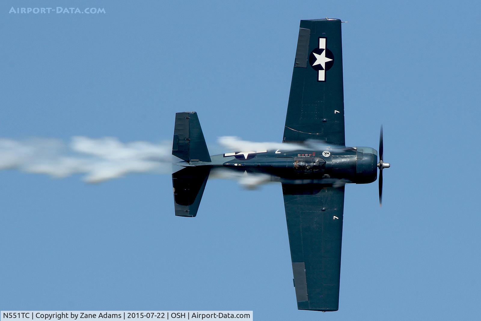 N551TC, 1944 General Motors (Grumman) FM-2 Wildcat C/N 47160, 2015 EAA AirVenture - Oshkosh, Wisconsin