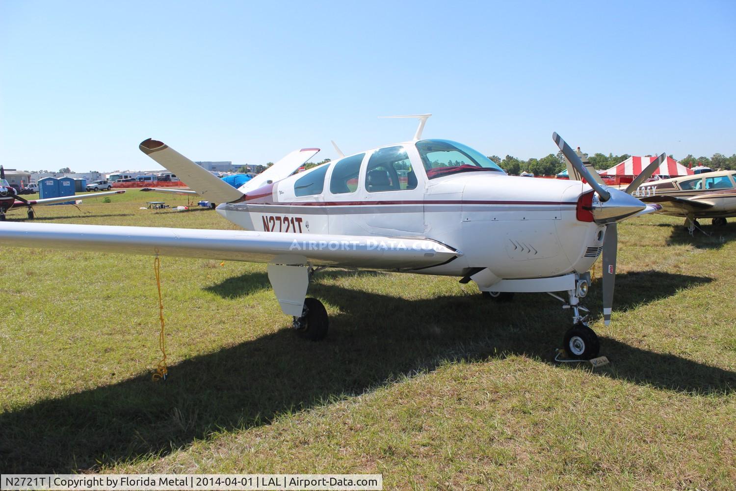 N2721T, 1967 Beech V35 Bonanza C/N D-8443, Beech V35 Bonanza