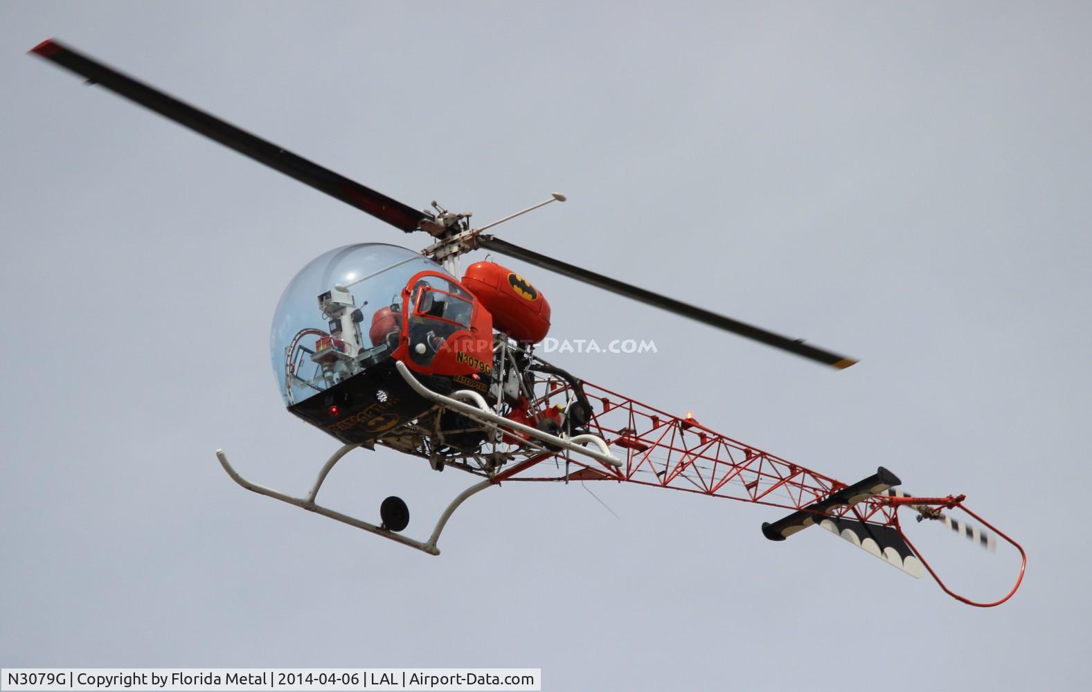 N3079G, 1964 Bell 47G-3B-1 Sioux C/N 2921, Batcopter