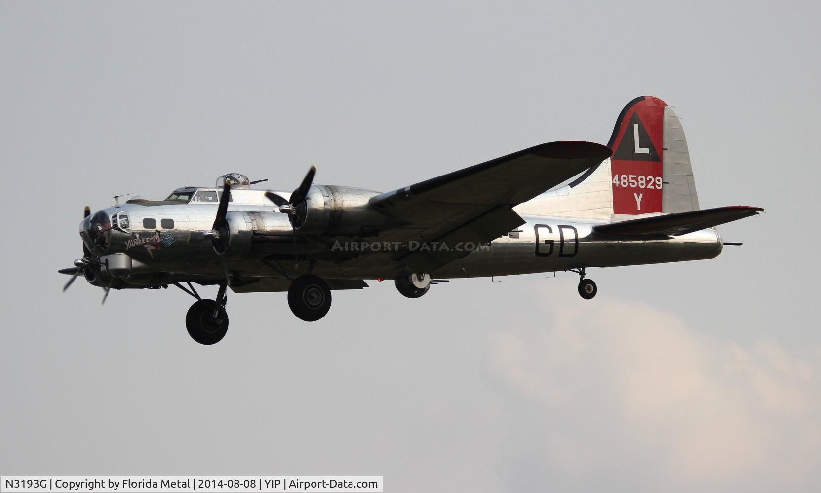 N3193G, 1944 Boeing B-17G Flying Fortress C/N 77255, Yankee Lady