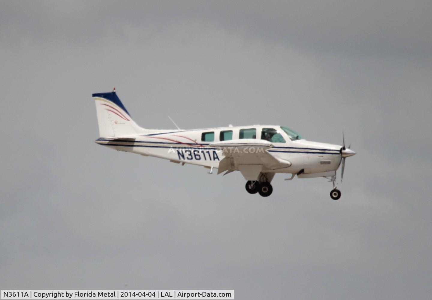 N3611A, 1979 Beech A36 Bonanza 36 C/N E-1472, Beech A36
