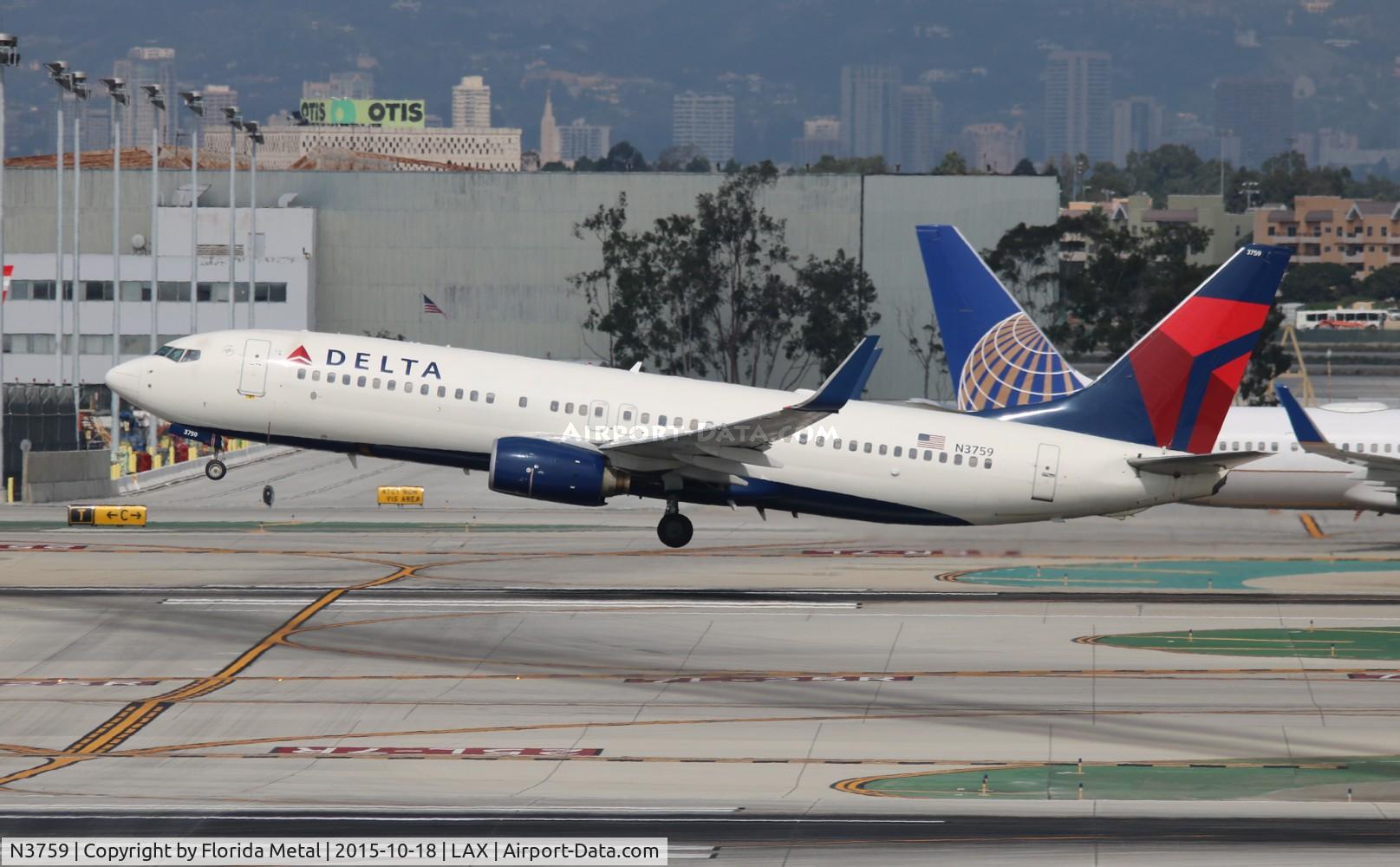 N3759, 2001 Boeing 737-832 C/N 30815, Delta
