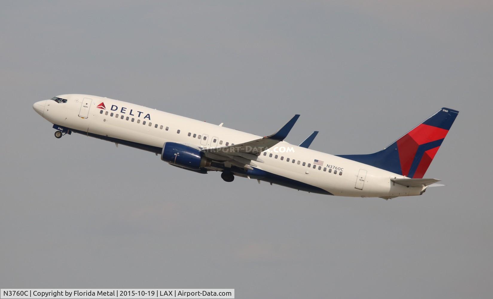 N3760C, 2001 Boeing 737-832 C/N 30816, Delta