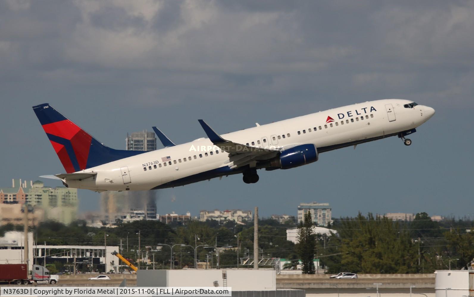N3763D, 2001 Boeing 737-832 C/N 29629, Delta