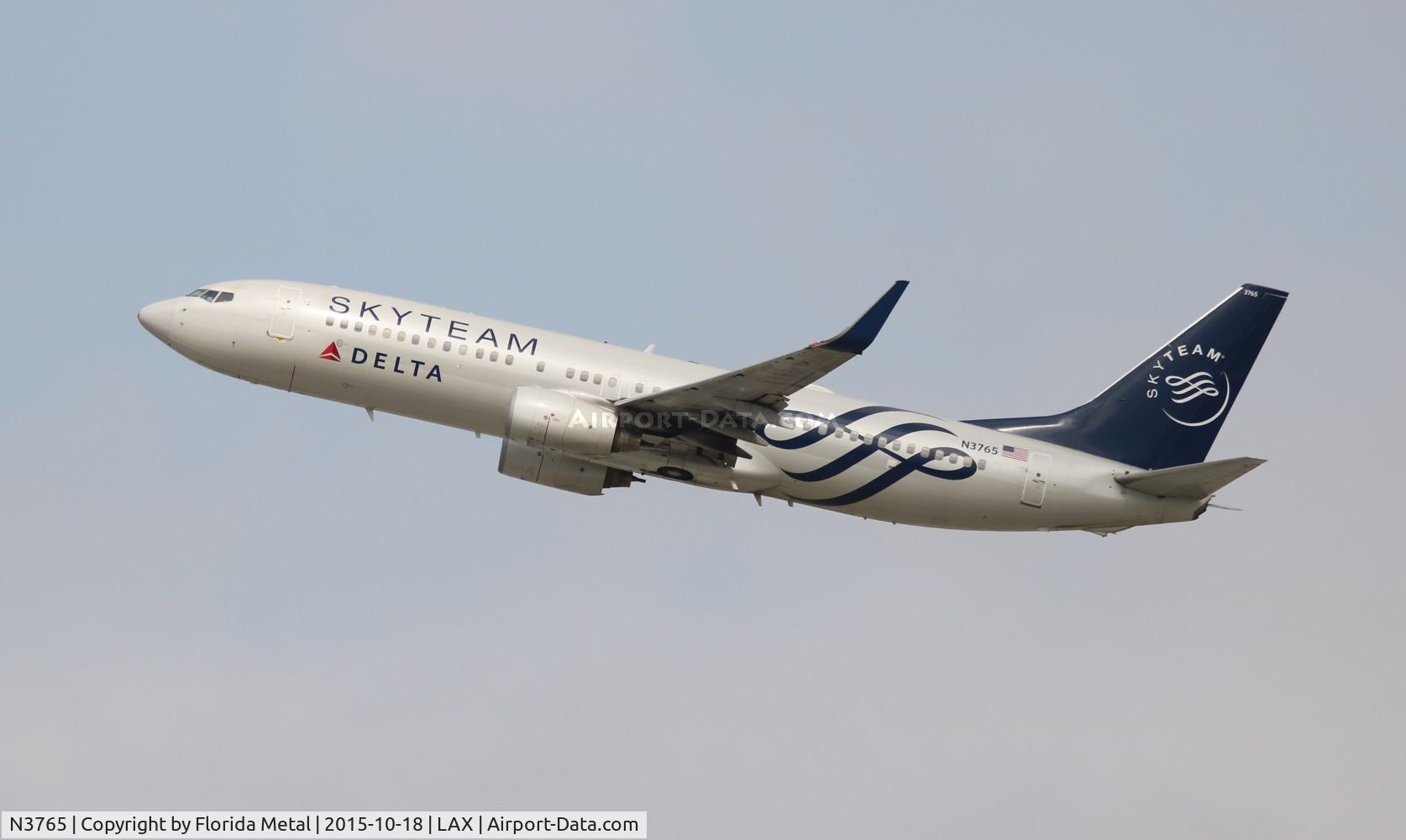 N3765, 2001 Boeing 737-832 C/N 30819, Delta Skyteam