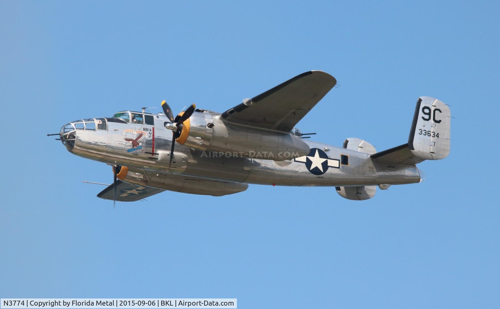 N3774, 1943 North American B-25D Mitchell C/N 100-23960, Yankee Warrior