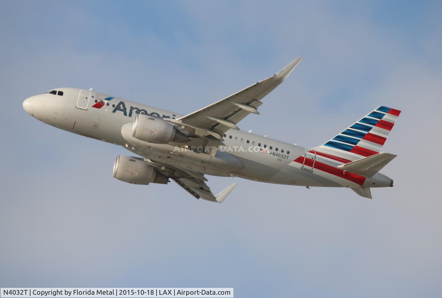 N4032T, 2015 Airbus A319-115 C/N 6644, American